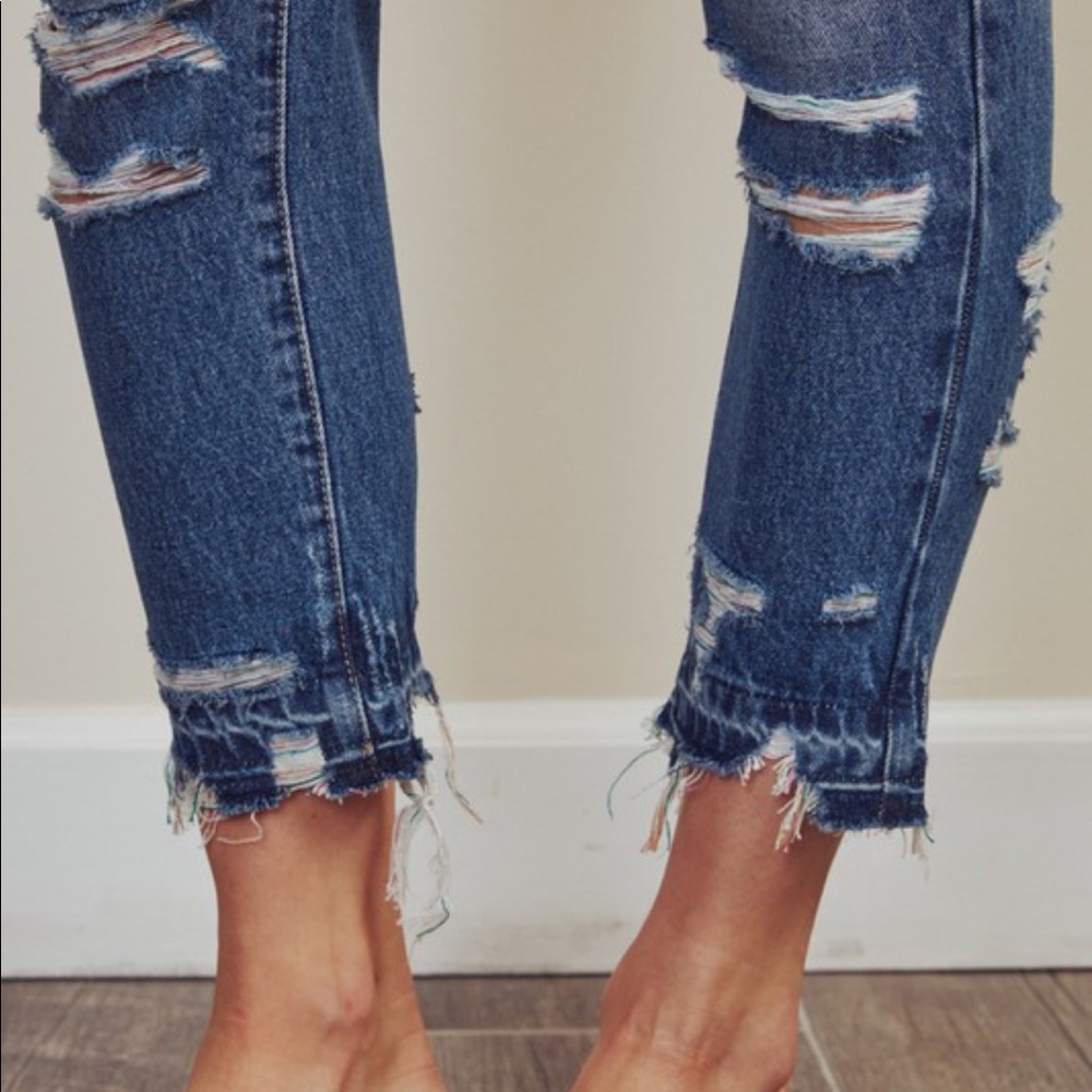 KanCan Ultra High Rise Ankle Skinny Jeans 'Cheyenne" SZ 31 NWT - Picture 10 of 16